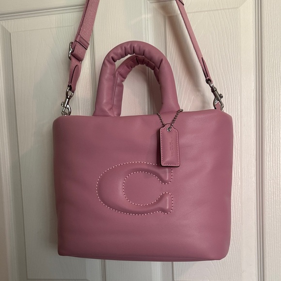 Coach Tulip Pillow Tote Bag Purse CP095 - Picture 1 of 13